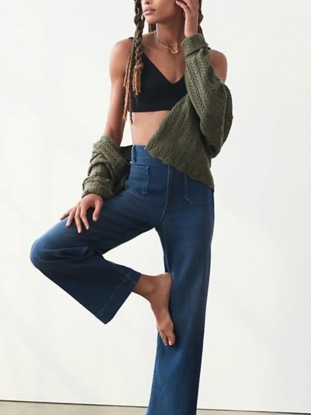 Anthropologie PILCRO High-Rise Wide Leg Jeans - Picture 3 of 11